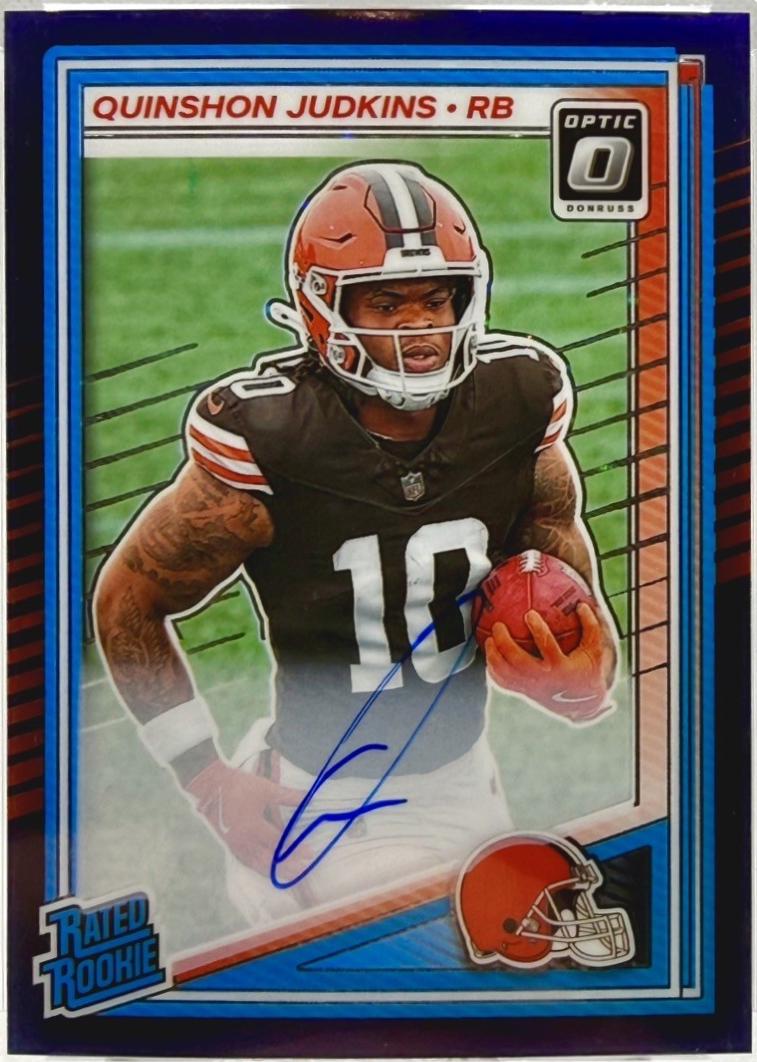 Quinshon Judkins [Purple Stars RPS Autograph] #252