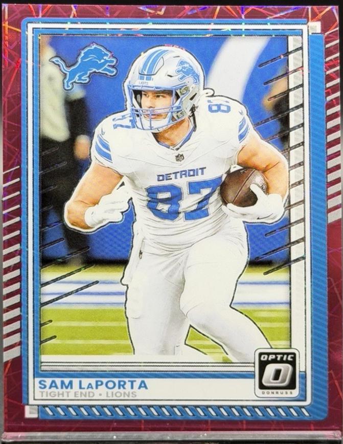 Sam LaPorta [Pink Velocity] #196