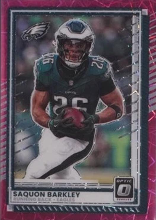 Saquon Barkley [Pink Velocity] #15