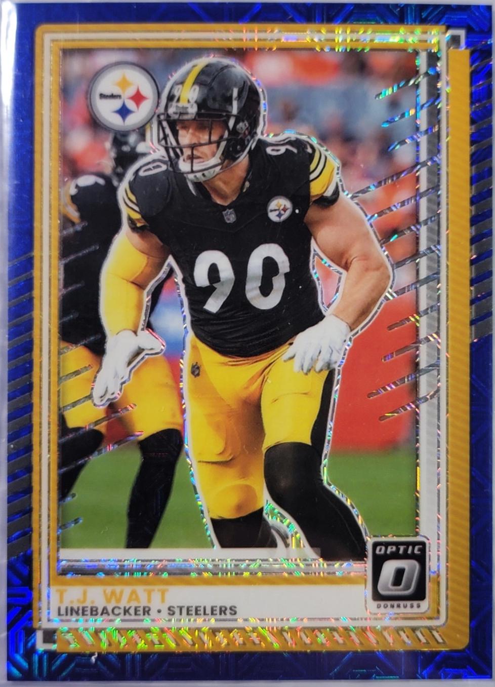 T.J. Watt [Blue Mojo] #100