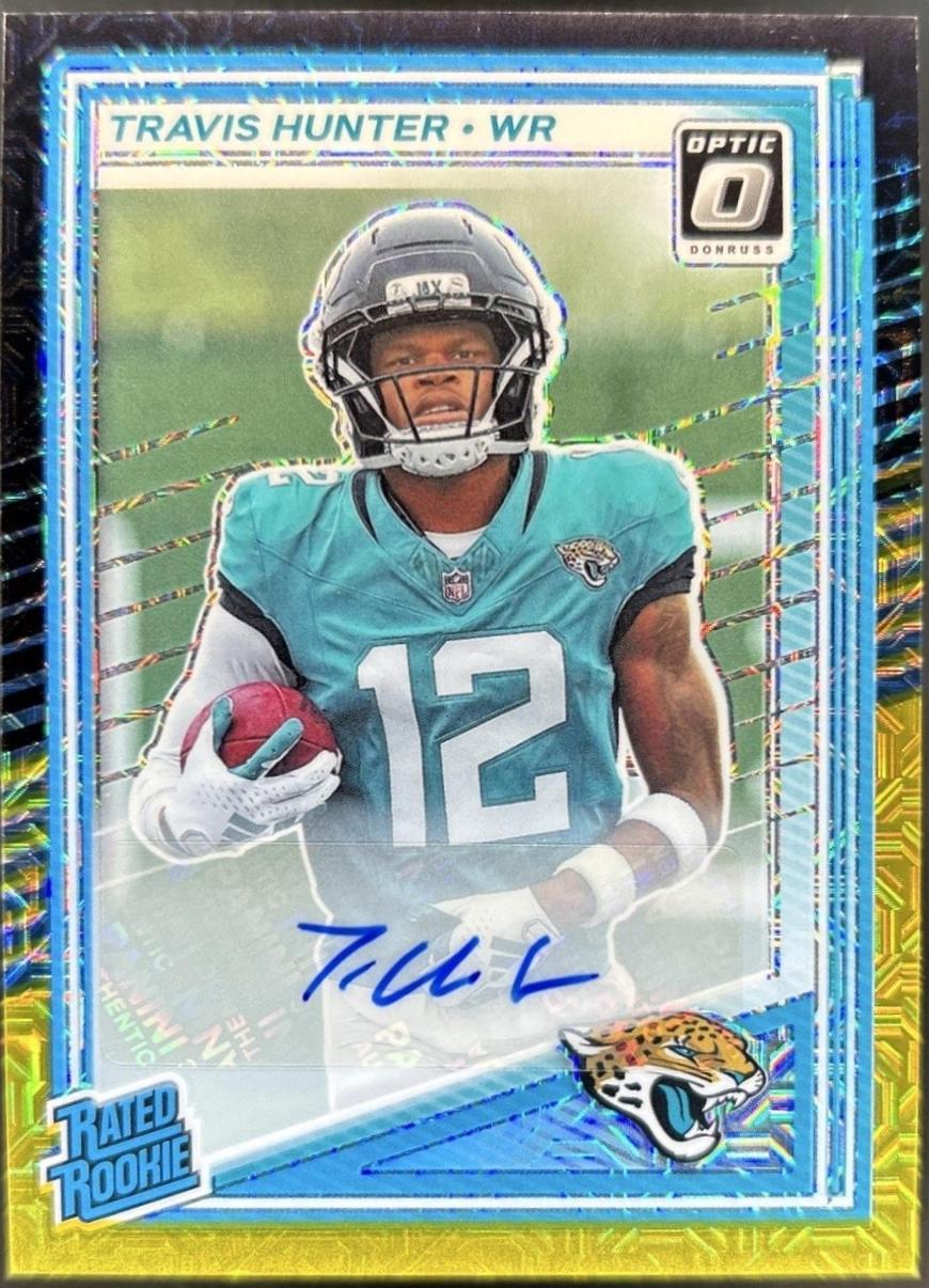 Travis Hunter [Black Gold RPS Autograph] #201