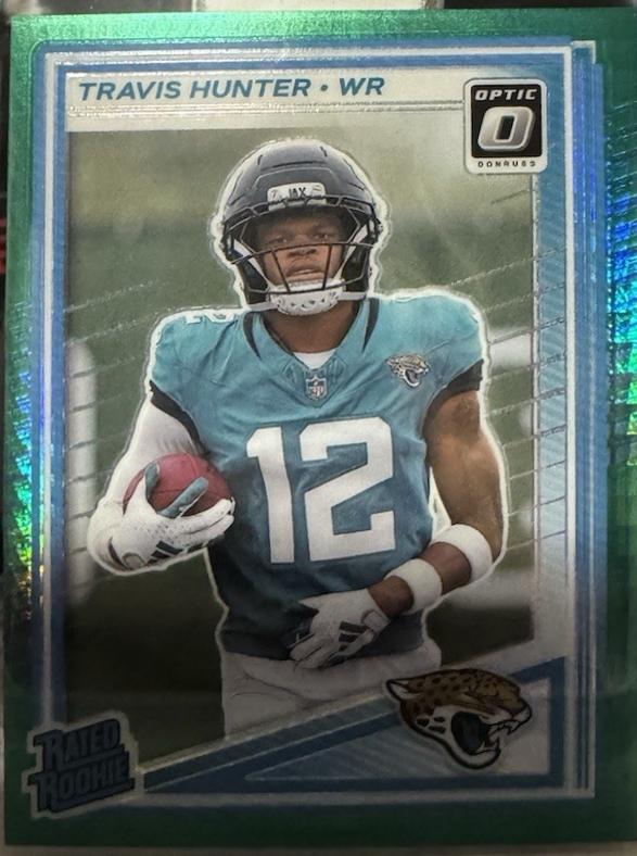Travis Hunter [Green Velocity] #201
