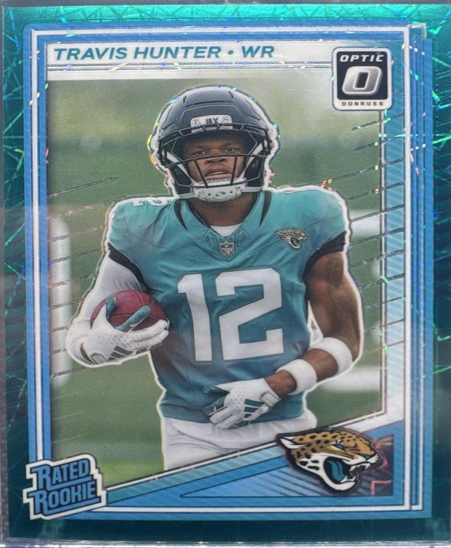 Travis Hunter [Teal Velocity] #201