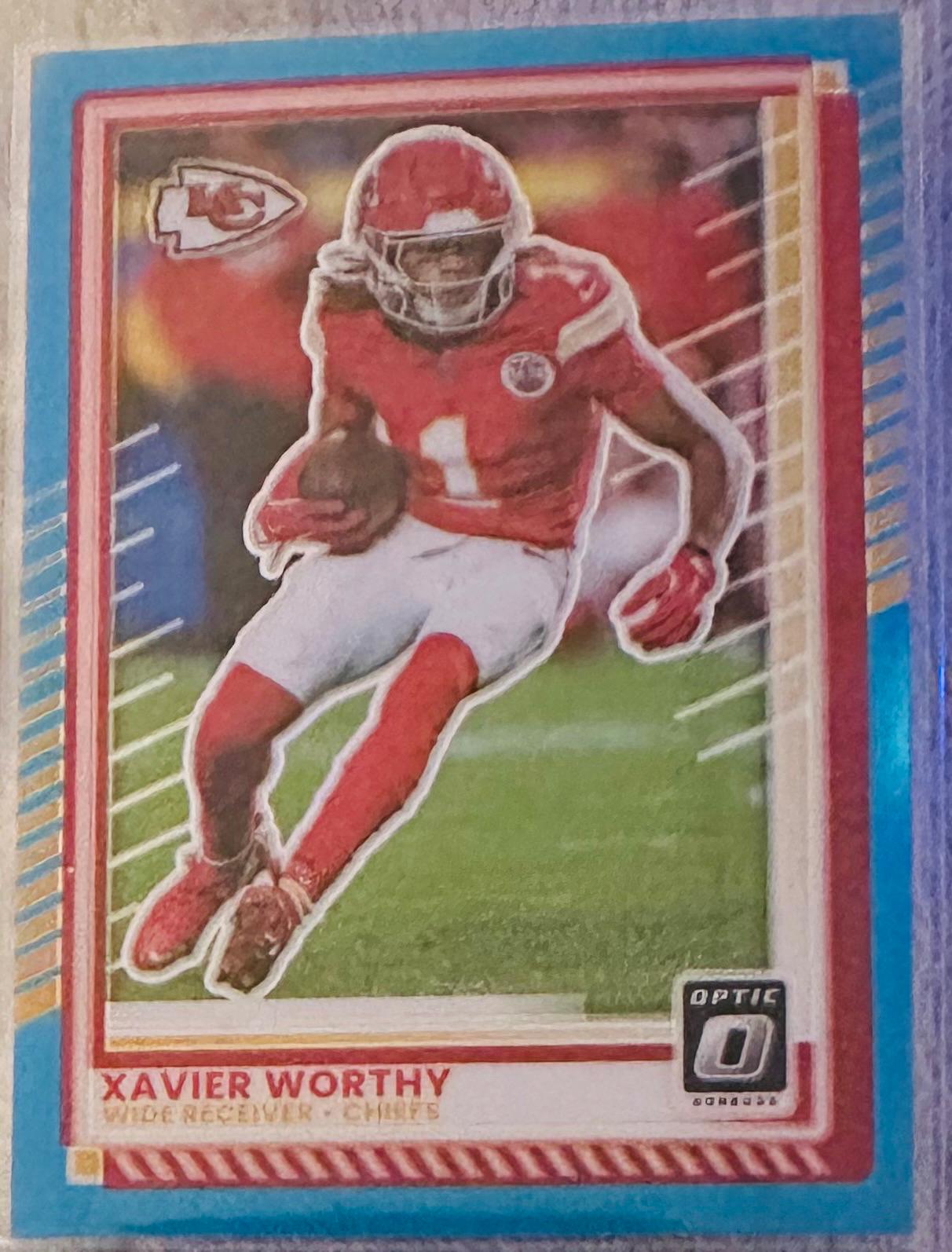 Xavier Worthy [Aqua] #123