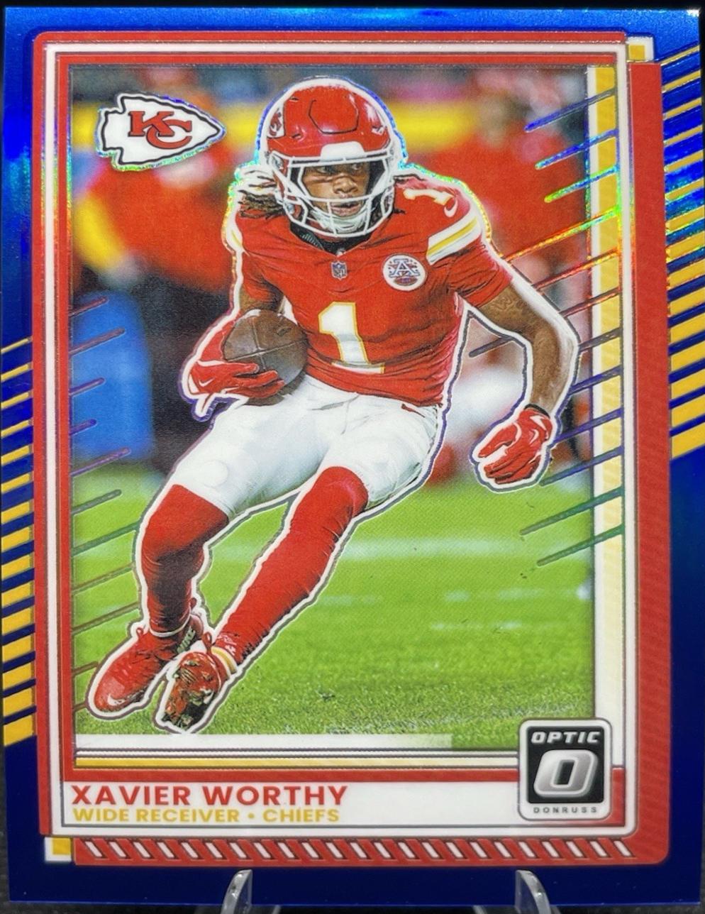 Xavier Worthy [Blue] #123