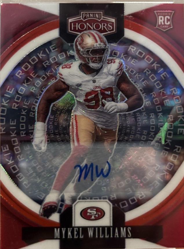 Mykel Williams [Red Rookie Signature] #58