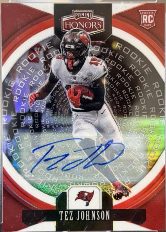 Tez Johnson [Red Rookie Signature] #61