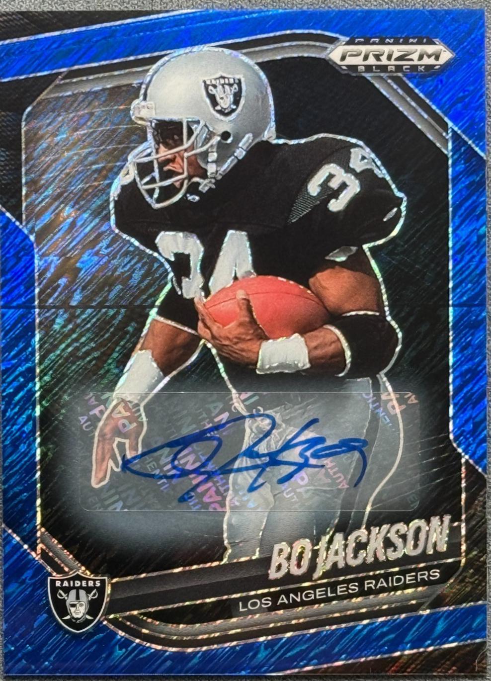 Bo Jackson [Autograph Blue Shimmer] #112
