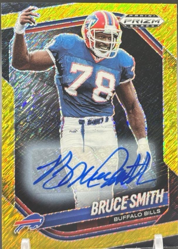 Bruce Smith [Autograph Gold Shimmer] #11