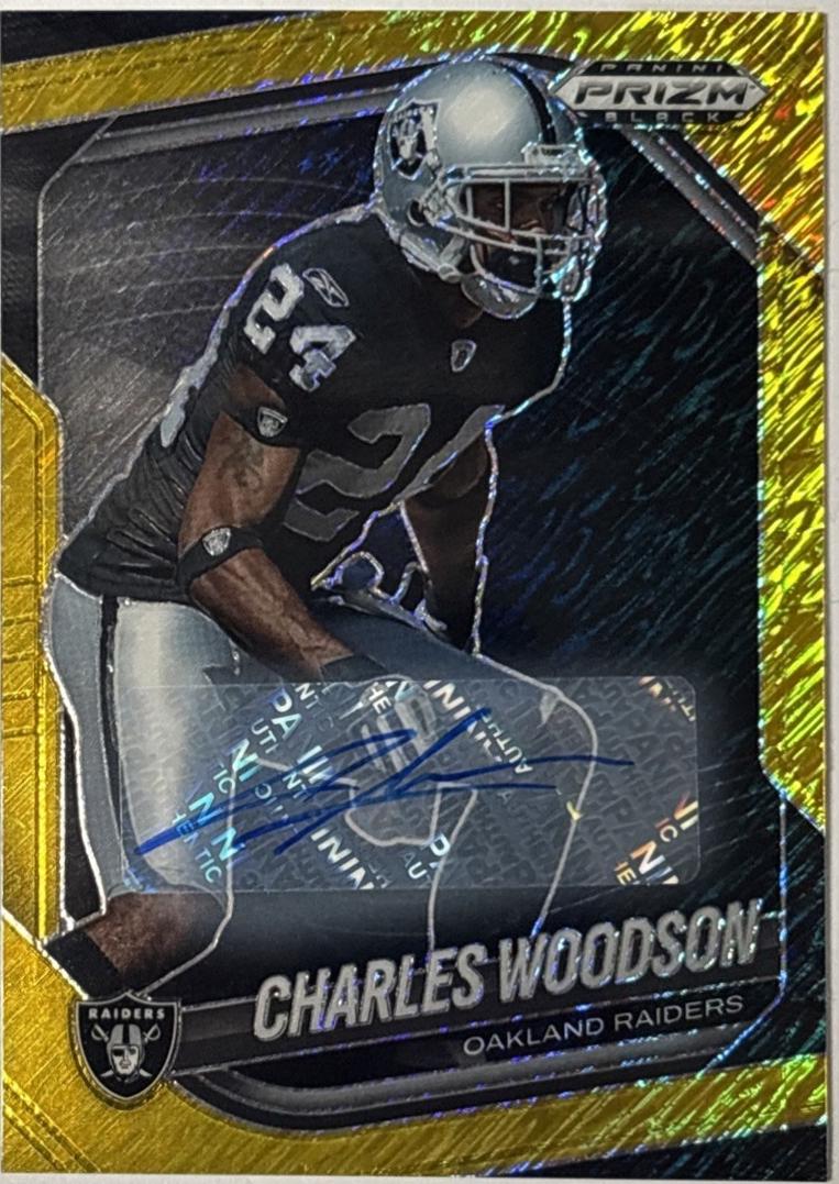 Charles Woodson [Autograph Gold Shimmer] #107