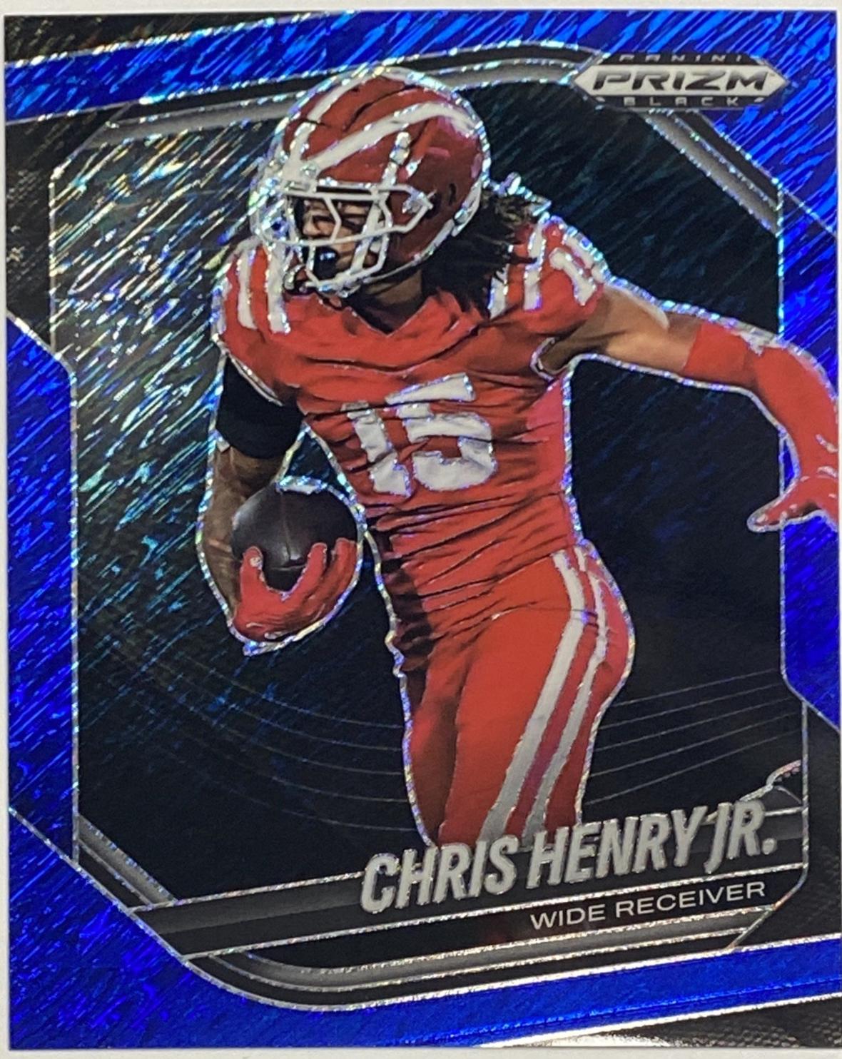 Chris Henry Jr. [Blue Shimmer] #155
