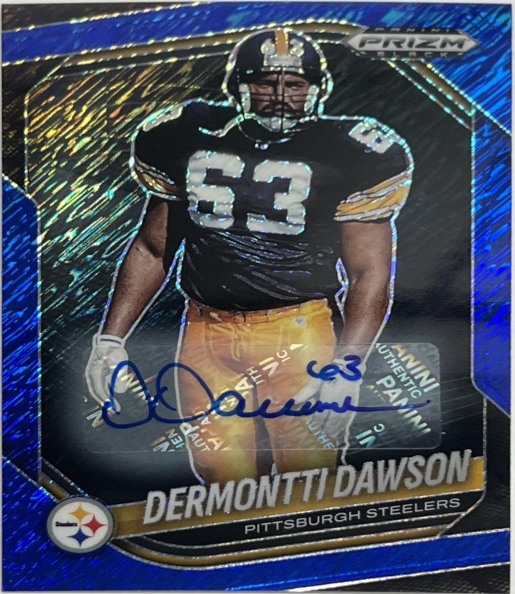 Dermontti Dawson [Autograph Blue Shimmer] #119