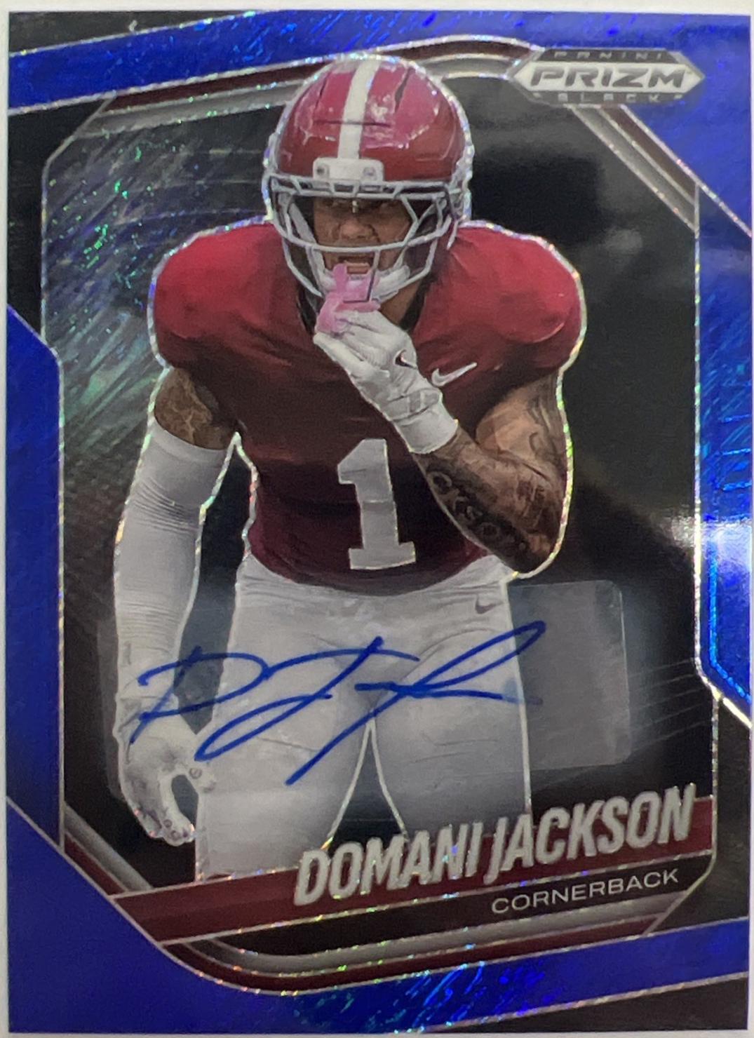 Domani Jackson [Autograph Blue Shimmer] #151