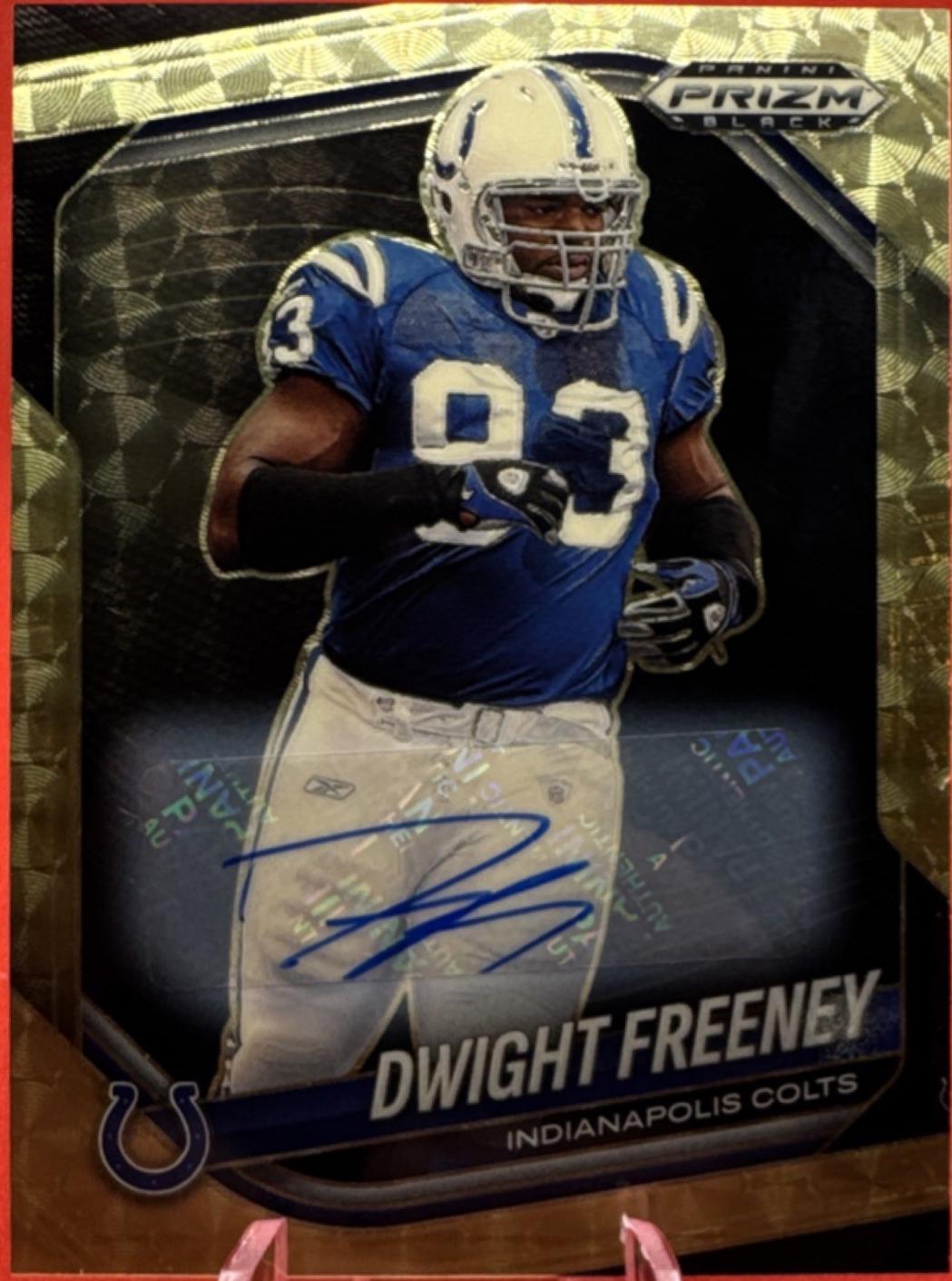 Dwight Freeney [Autograph Gold Vinyl] #69