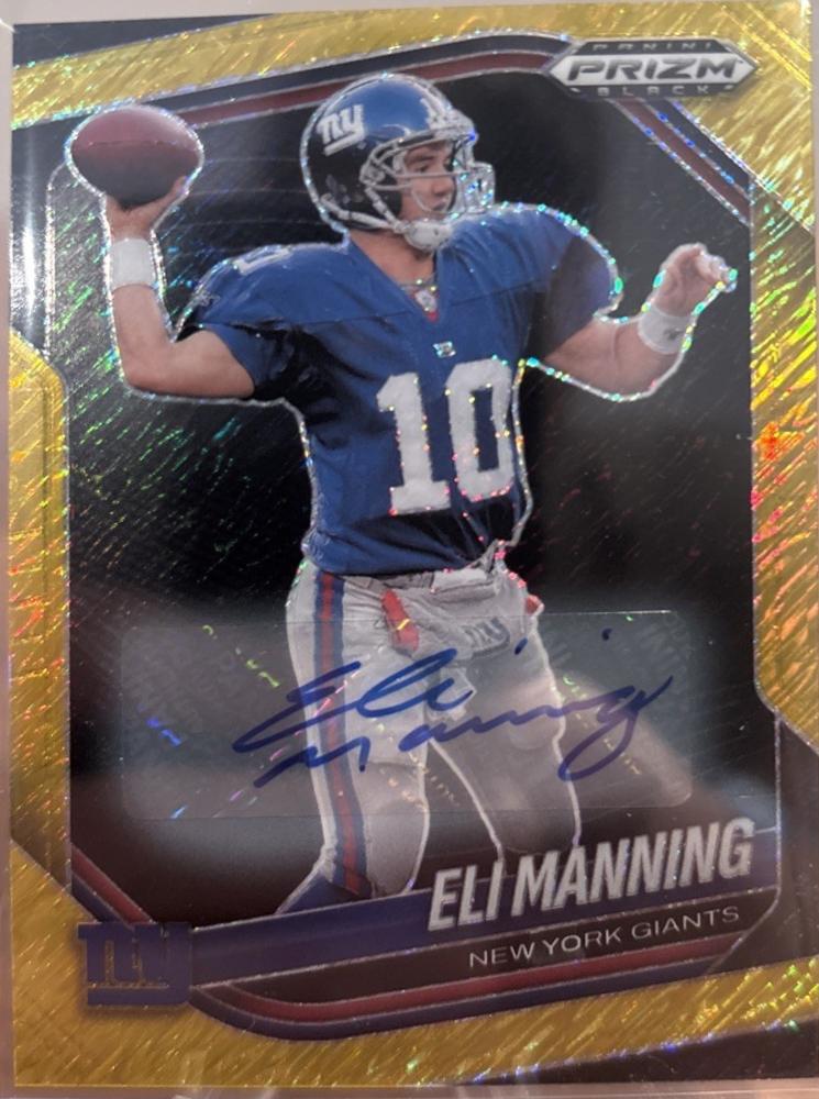 Eli Manning [Autograph Gold Shimmer] #102