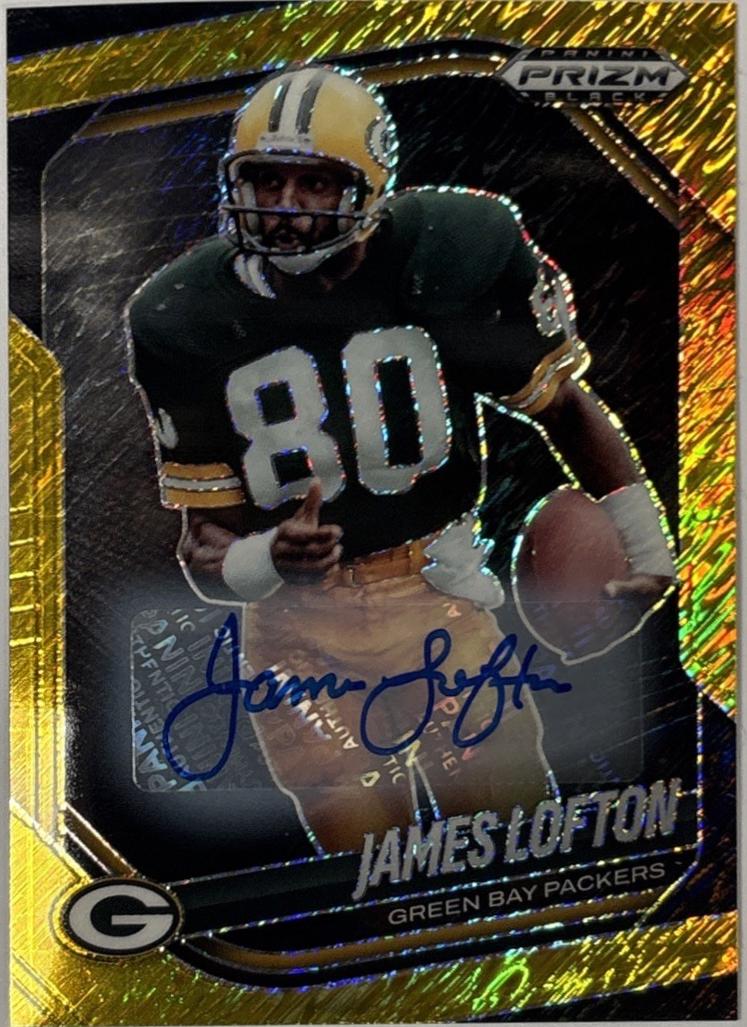 James Lofton [Autograph Gold Shimmer] #60