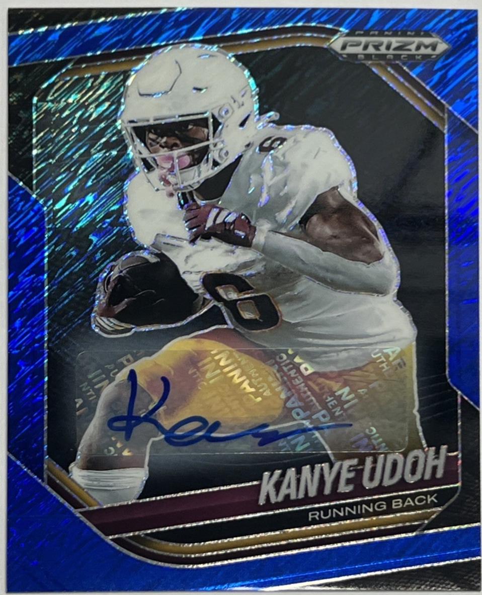 Kanye Udoh [Autograph Blue Shimmer] #154