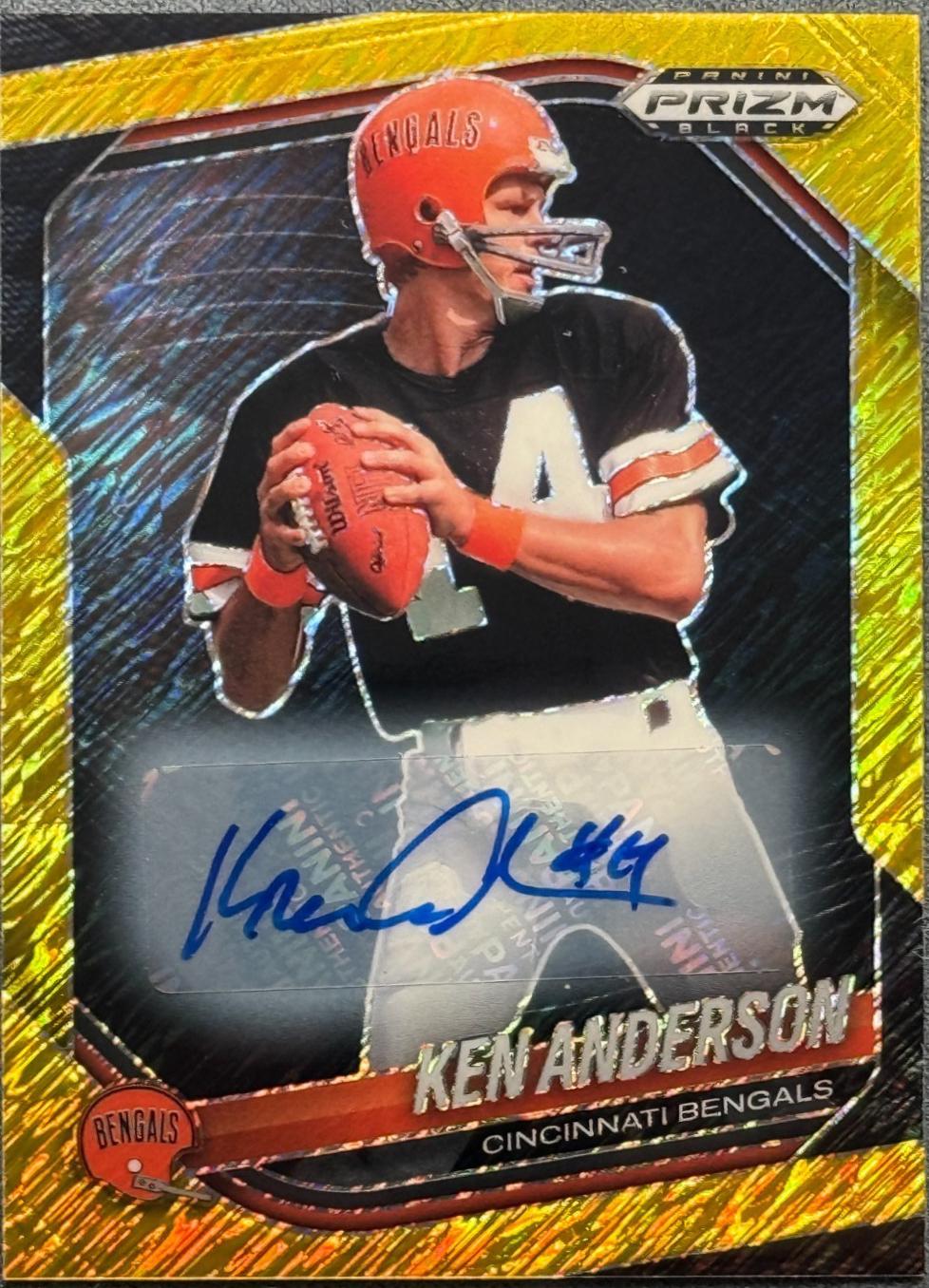 Ken Anderson [Autograph Gold Shimmer] #28