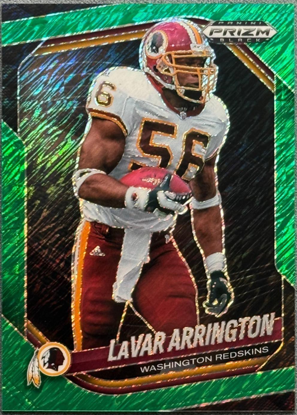 LaVar Arrington [Green Shimmer] #150