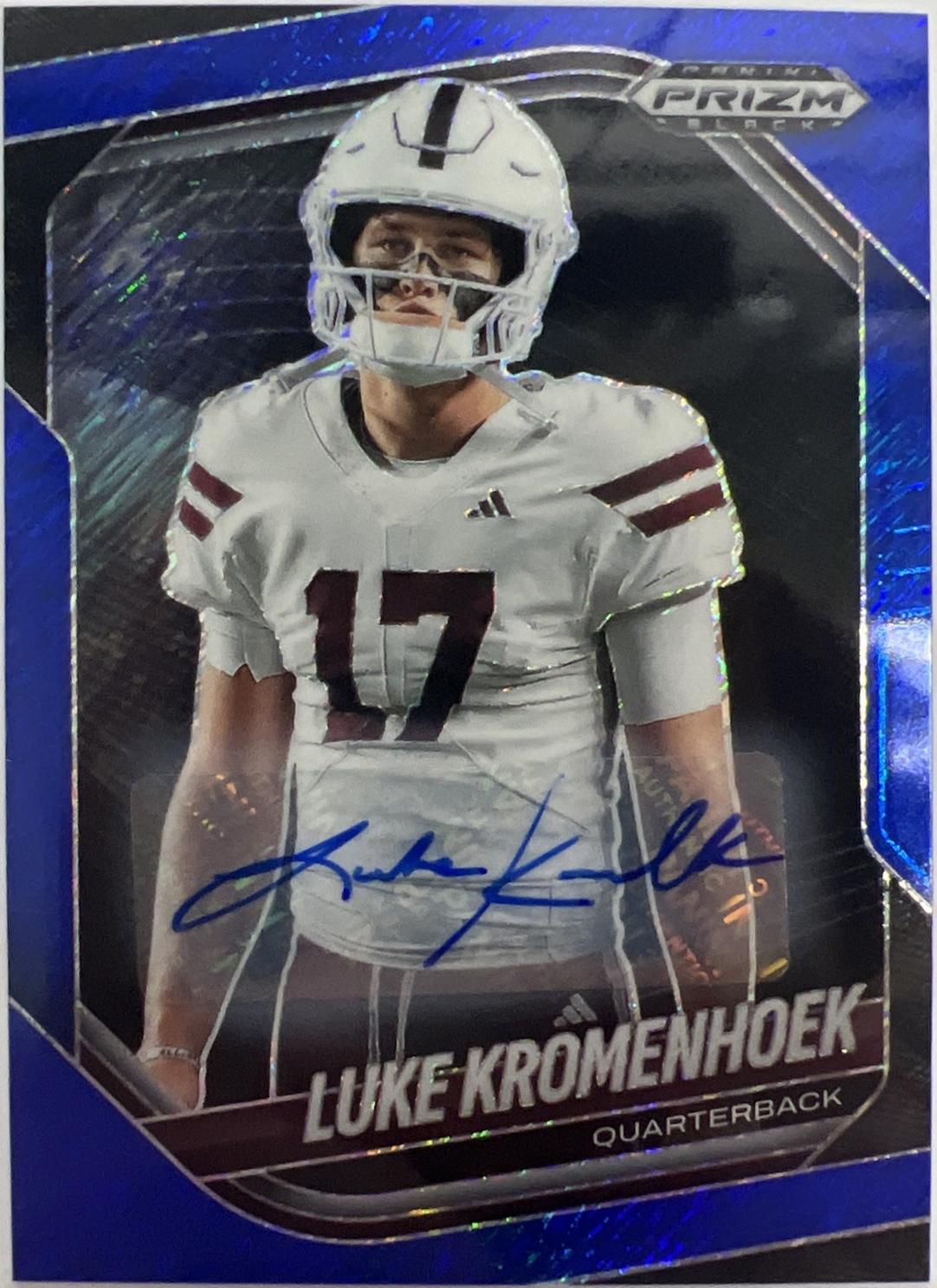 Luke Kromenhoek [Autograph Blue Shimmer] #163