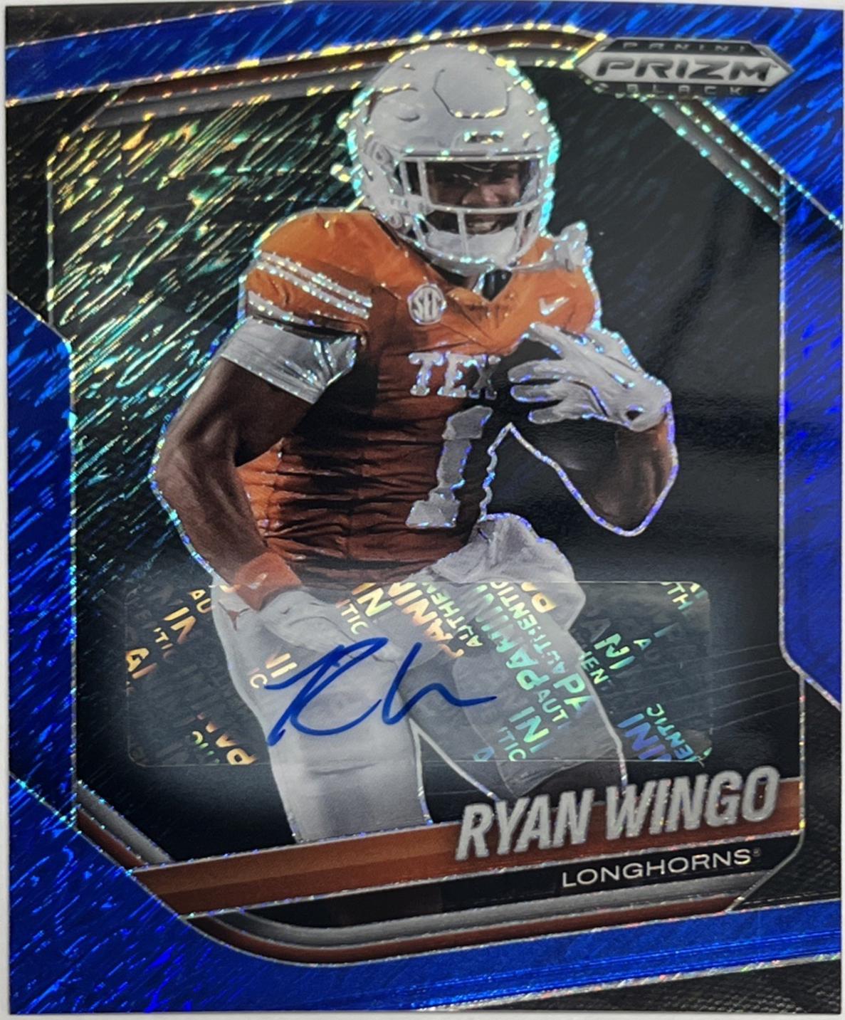 Ryan Wingo [Autograph Blue Shimmer] #176