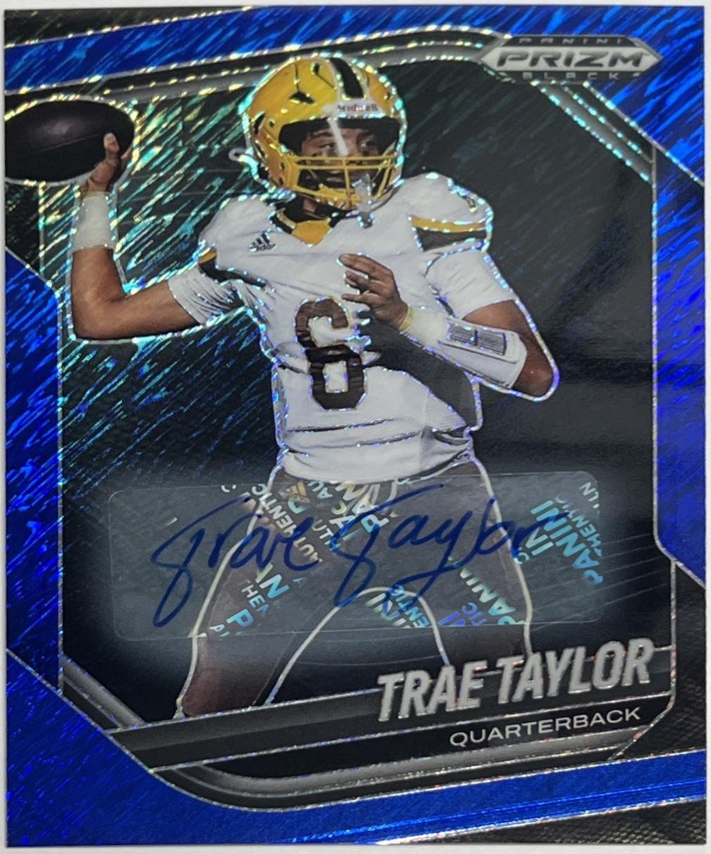 Trae Taylor [Autograph Blue Shimmer] #179