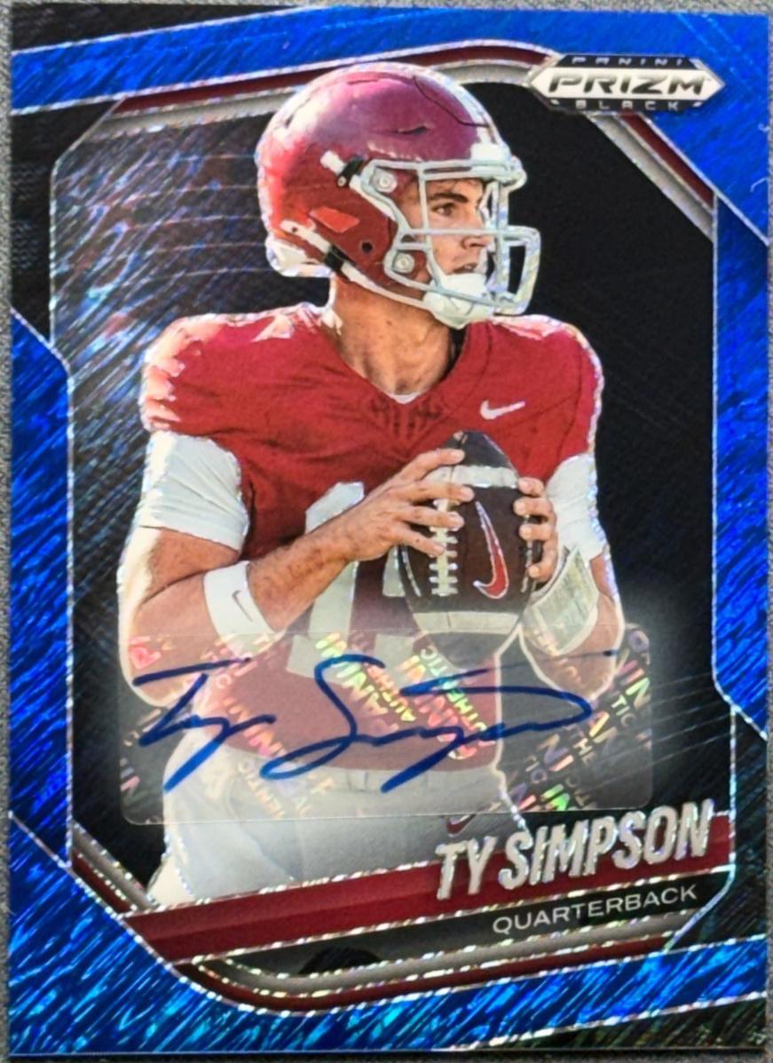 Ty Simpson [Autograph Blue Shimmer] #152