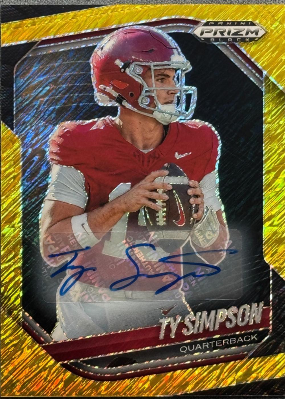 Ty Simpson [Autograph Gold Shimmer] #152