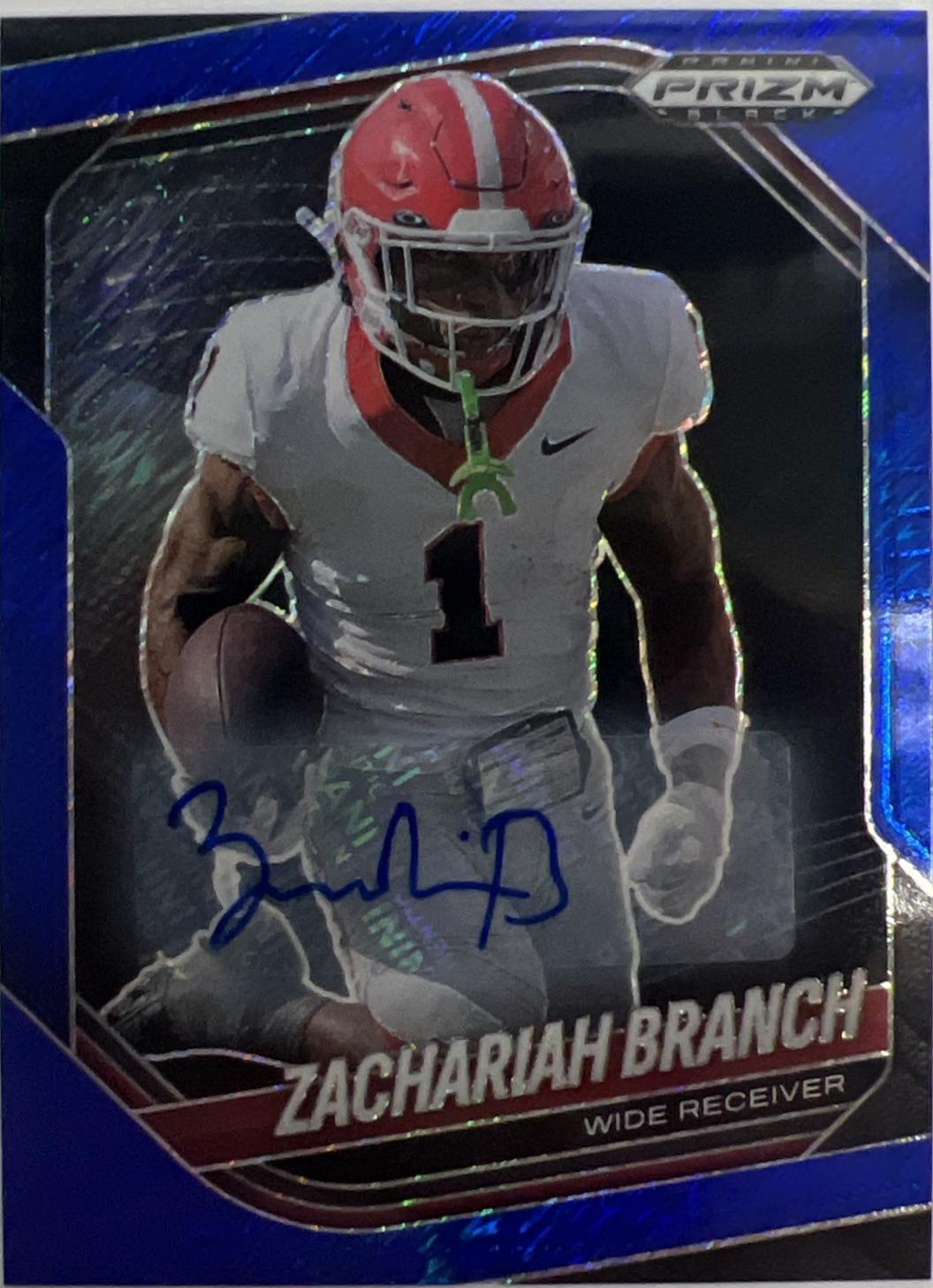 Zachariah Branch [Autograph Blue Shimmer] #177