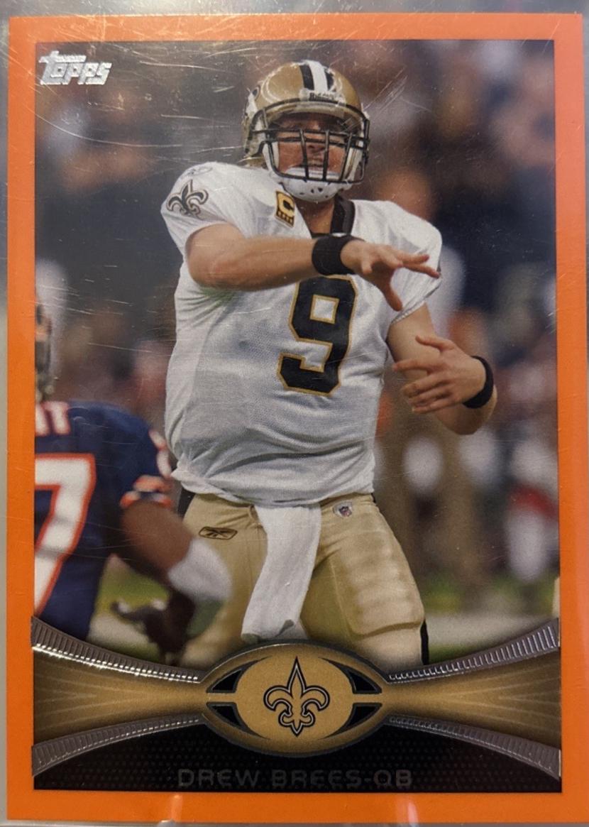 Drew Brees [White Jersey Orange] #100