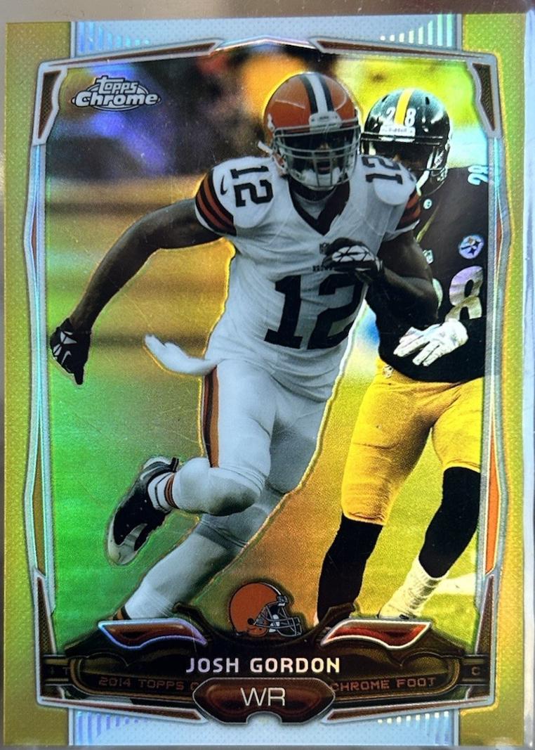 Josh Gordon [Gold Refractor] #55
