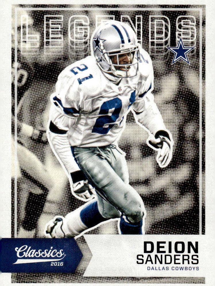 Deion Sanders [White Jersey Blank Back] #112