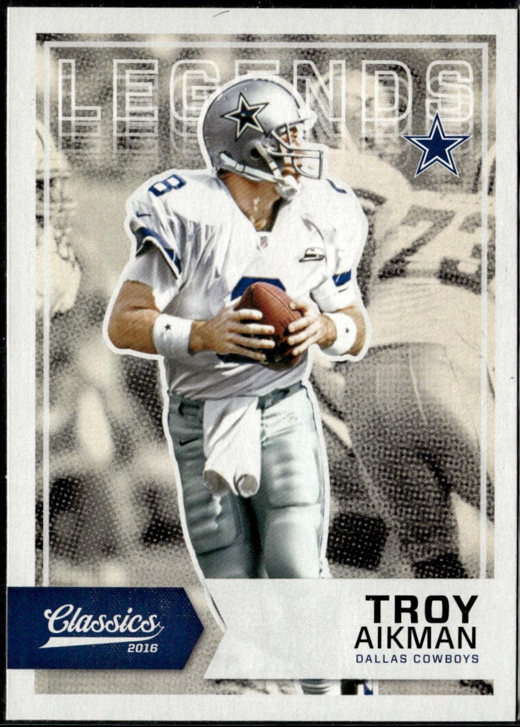 Troy Aikman [White Jersey Blank Back] #155