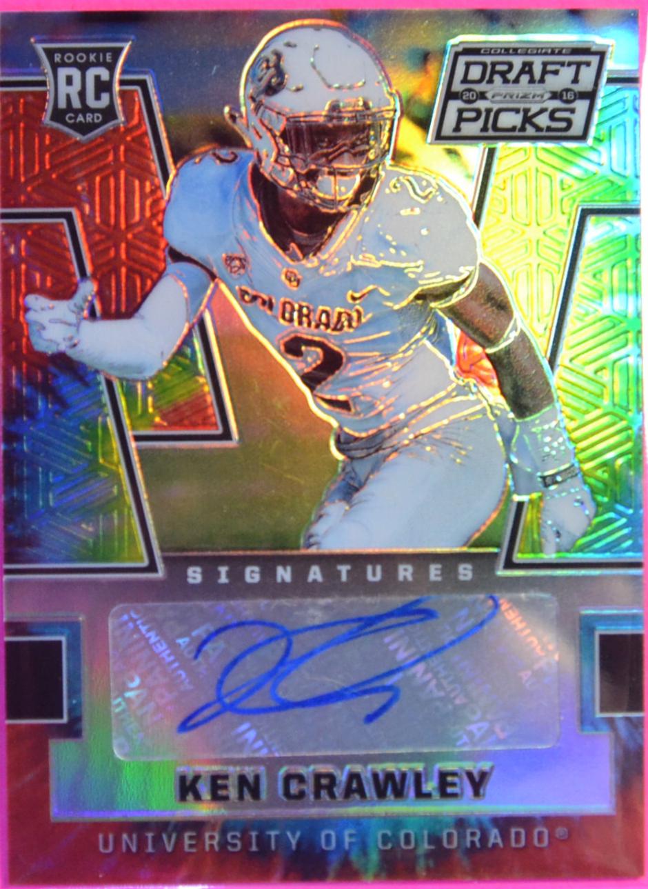 Ken Crawley [Autograph Tie Dyed Prizm] #281