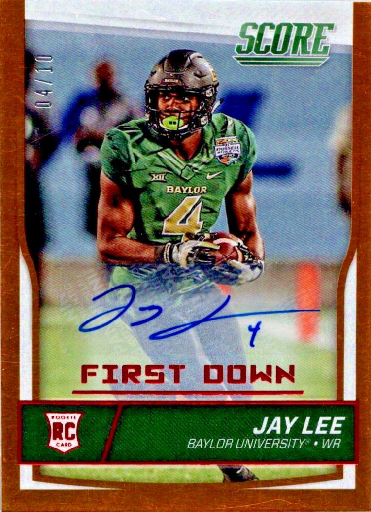 Jay Lee [Autograph First Down] #358