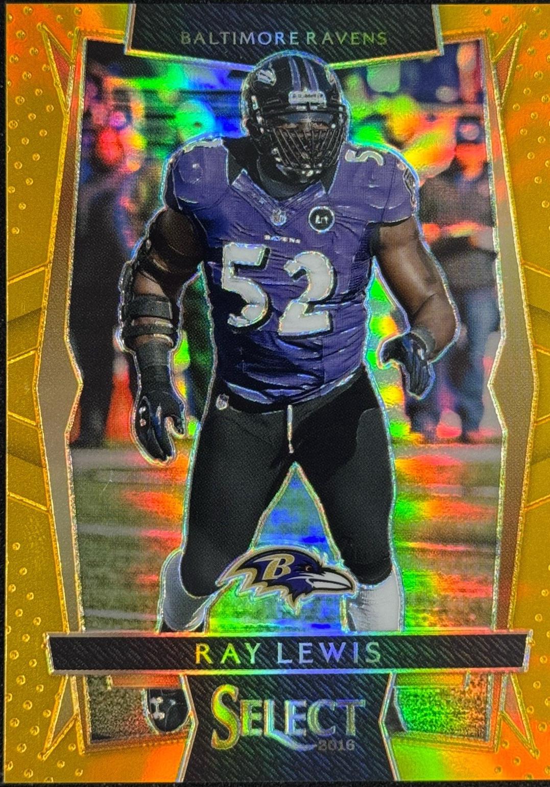 Ray Lewis [Gold Prizm] #79