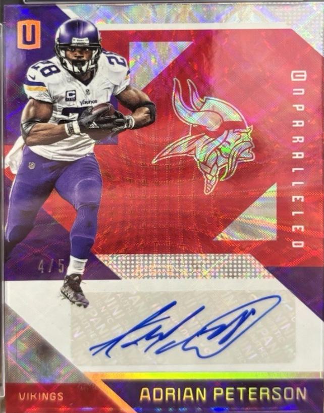 Adrian Peterson [Autograph Red] #124