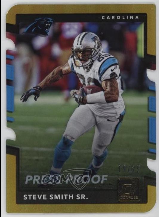 Steve Smith Sr. [Gold Die Cut Press Proof] #11