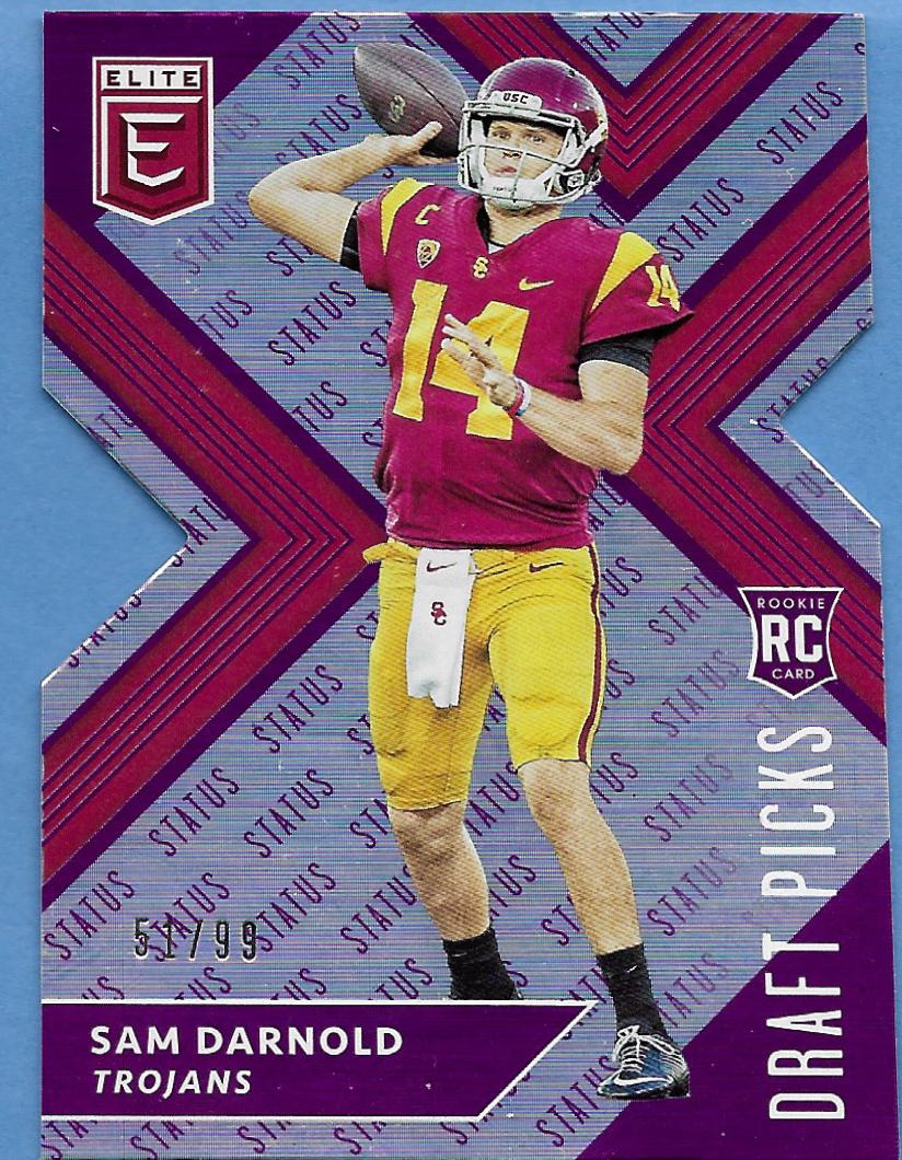Sam Darnold [Purple Status Die Cut] #101