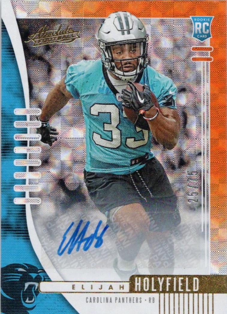 Elijah Holyfield [Orange Mosaic Autograph] #147