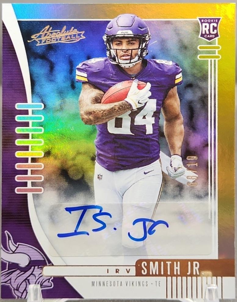 Irv Smith Jr. [Spectrum Gold Autograph] #121