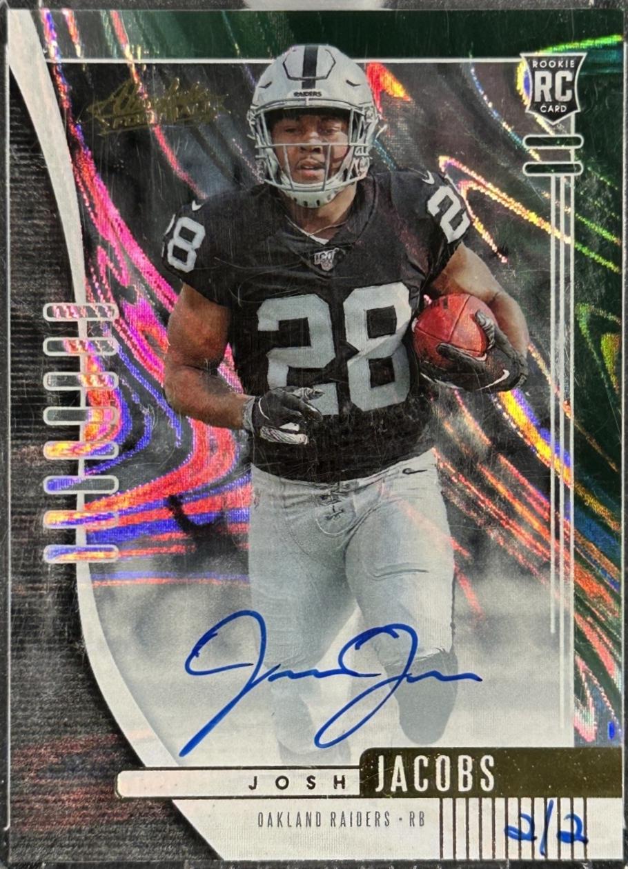 Josh Jacobs [Green Waves Autograph] #124