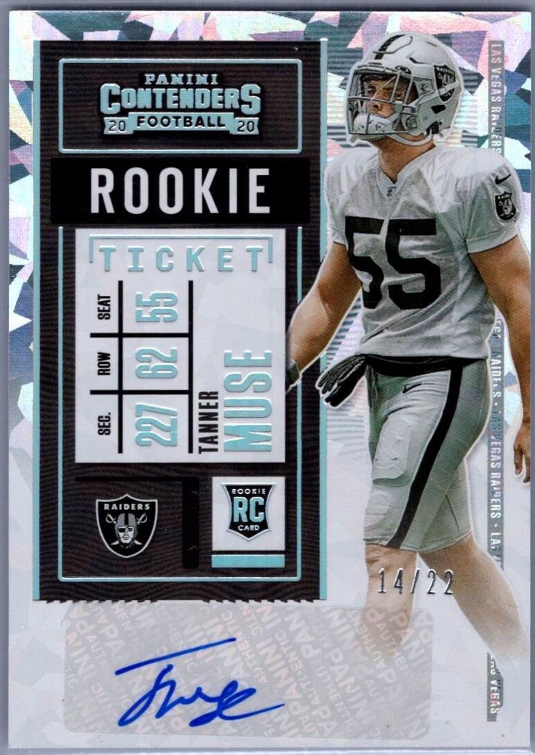 Tanner Muse [Autograph Cracked Ice] #180