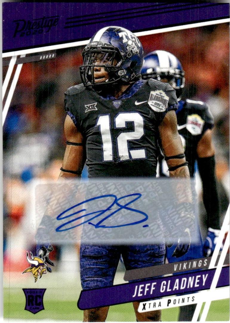 Jeff Gladney [Xtra Points Signature Blue] #255