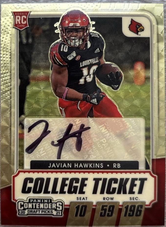 Javian Hawkins [Autograph Premium Gold] #122