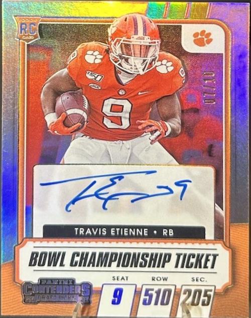 Travis Etienne [Autograph Bowl Championship Ticket] #112