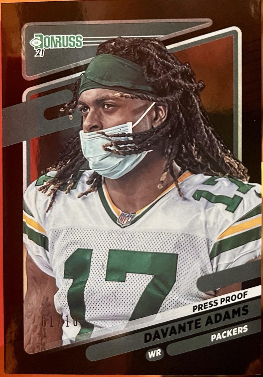 Davante Adams [Press Proof Black] #158