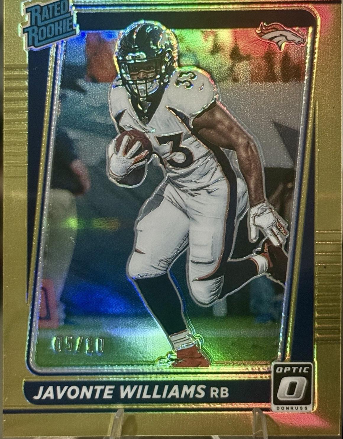 Javonte Williams [Optic Preview Gold] #P-275
