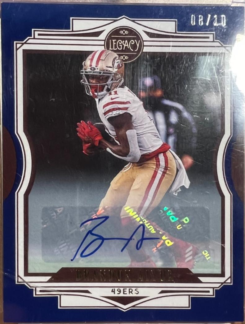 Brandon Aiyuk [Blue Autographs] #95
