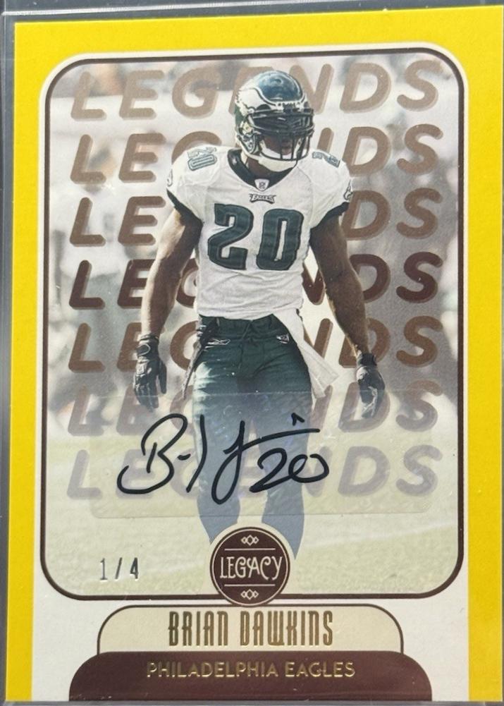 Brian Dawkins [Yellow Autographs] #136